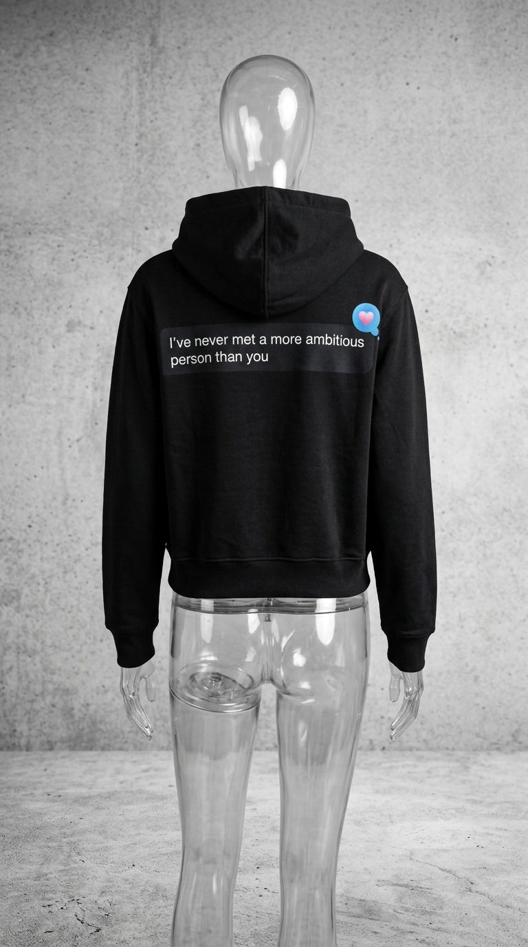 Ambition Zip Hoodie — Onyx Black